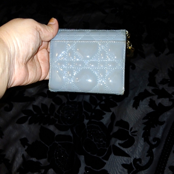 AUTHENTIC DIOR BLUE SMALL WALLET ๐ - Picture 5 of 10